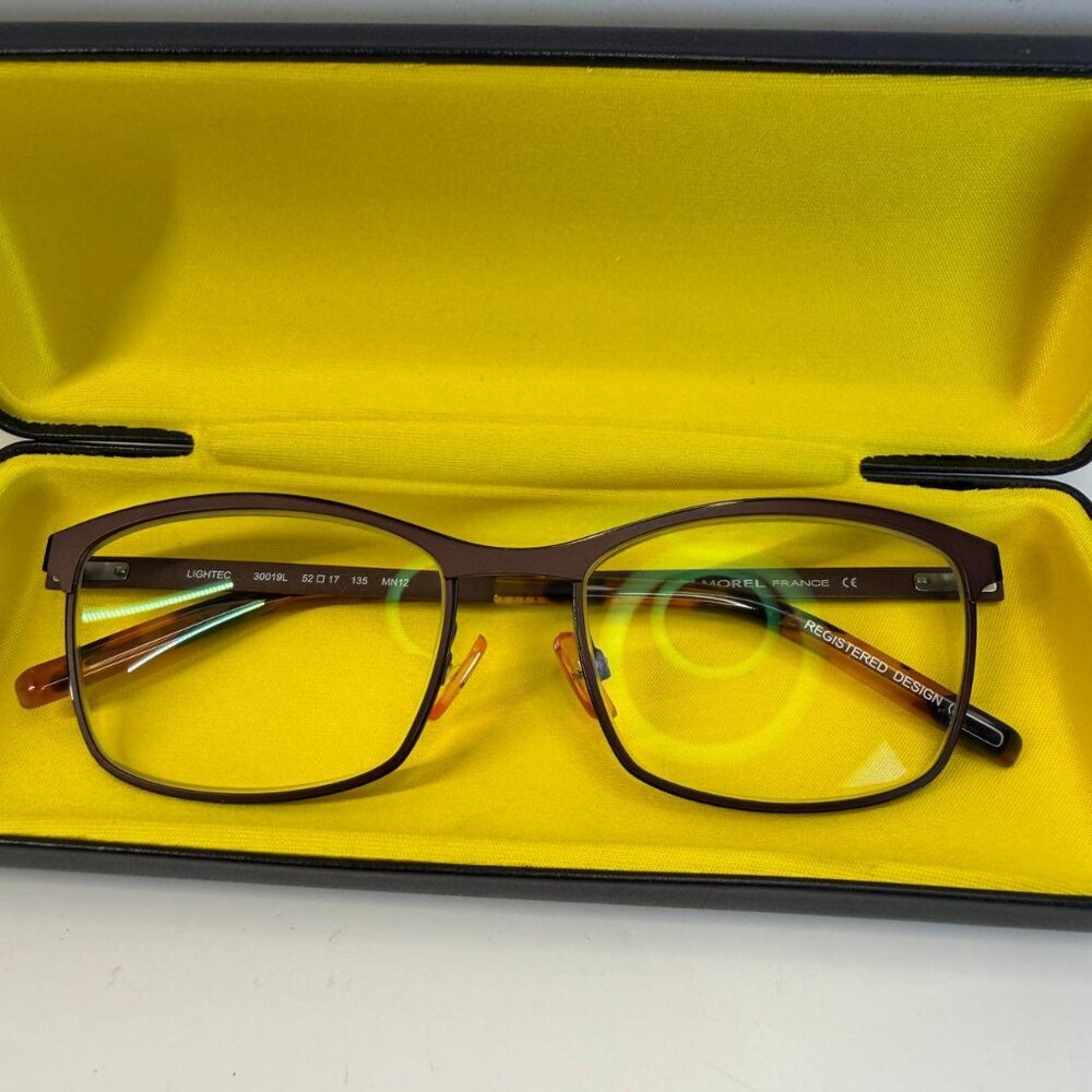 Morel Lightec 30019L MN12 – France Designer Optical Frames